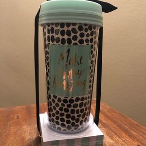Travel To Go Cup with small note pad : Bonnie Marcus & Co